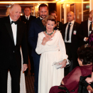 10. desember: Kongeparet og Kronprinsparet er til stede under banketten til ære for fredsprisvinnerne på Grand Hotel. Foto: Lise Åserud / NTB scanpix